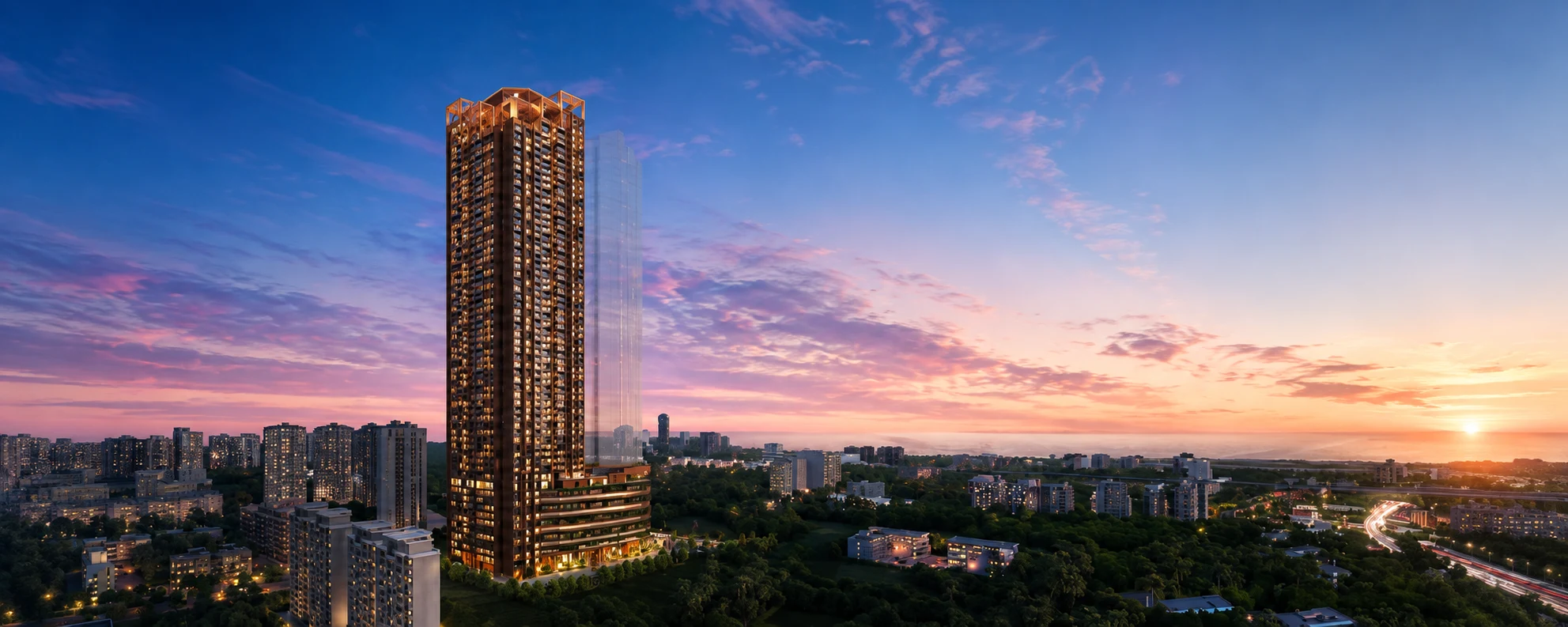 Sattva Sumera Parel — clubhouse and infinity pool